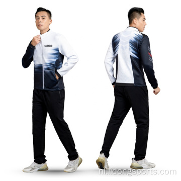 Aangepast nieuwste ontwerpsublimatie Running TrackSuit